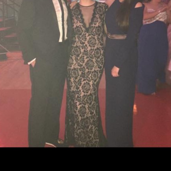 Lace Prom Dress - Picture 4 of 4